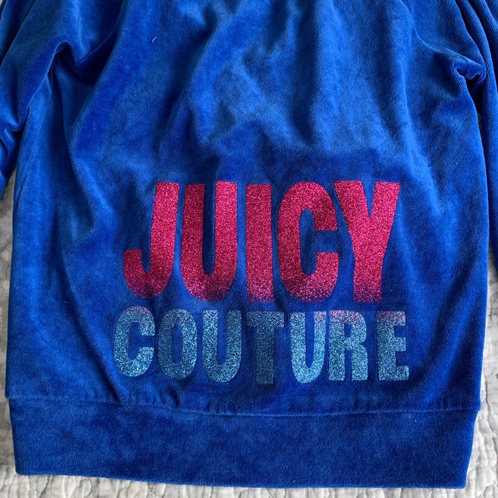 Velour Juicy Couture sweatshirt